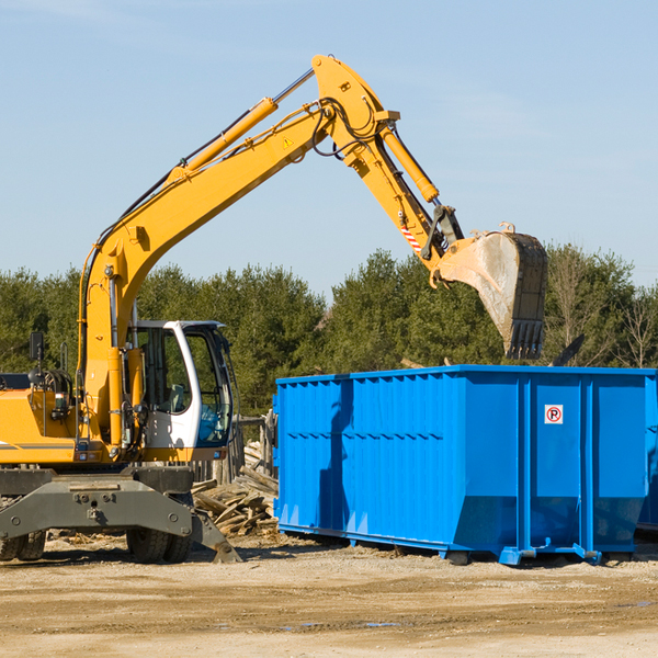 can i pay for a residential dumpster rental online in South International Falls MN